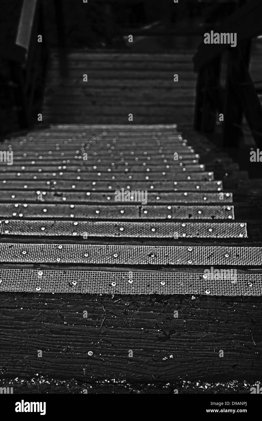 Treppen. Aufnahme mit einer Canon T2i Stockfoto