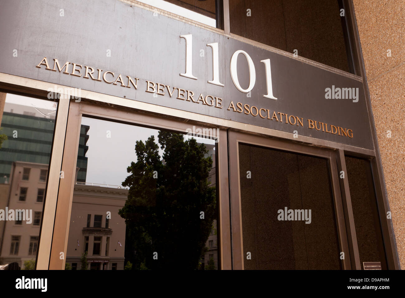 Das Gebäude der American Beverage Association, Washington DC Stockfoto