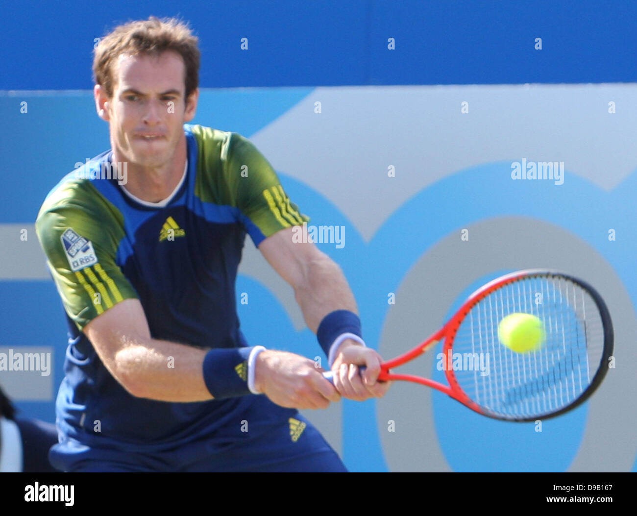 London, UK. 16. Juni 2013. Andy Murray bei den Aegon Championships Finale von der Queen's-Club in West Kensington. Stockfoto