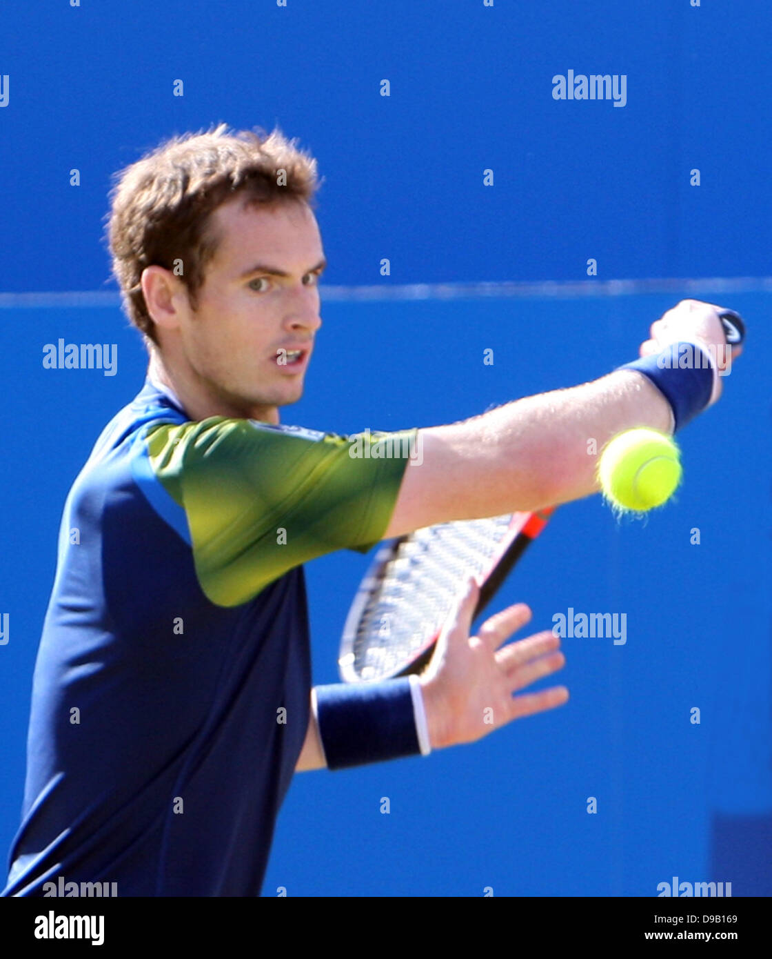 London, UK. 16. Juni 2013. Andy Murray bei den Aegon Championships Finale von der Queen's-Club in West Kensington. Stockfoto