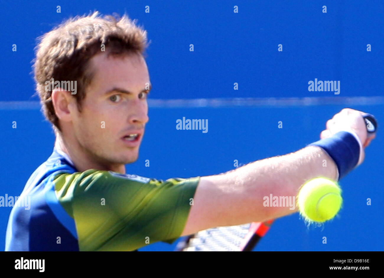 London, UK. 16. Juni 2013. Andy Murray bei den Aegon Championships Finale von der Queen's-Club in West Kensington. Stockfoto