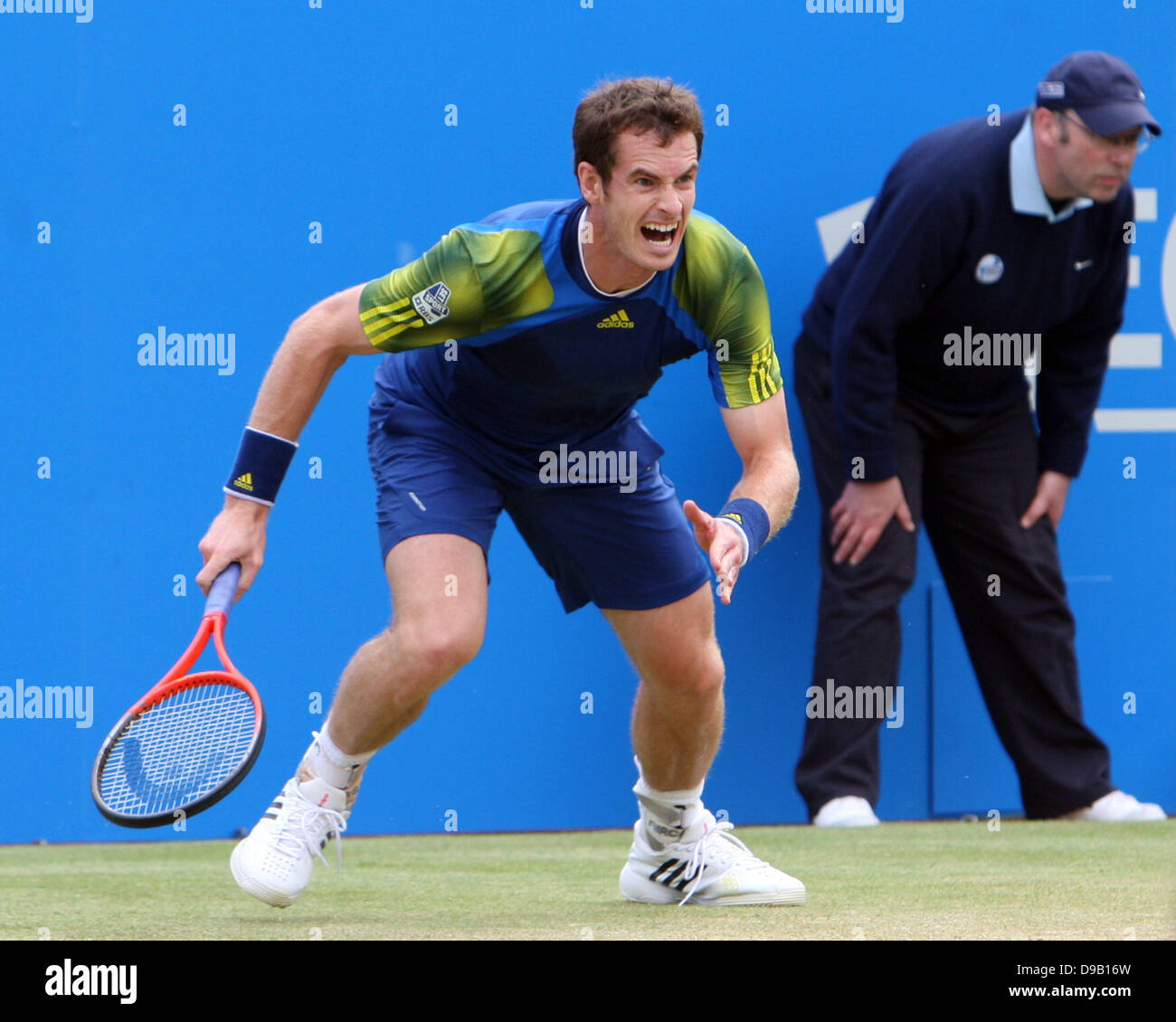 London, UK. 16. Juni 2013. Andy Murray bei den Aegon Championships Finale von der Queen's-Club in West Kensington. Stockfoto