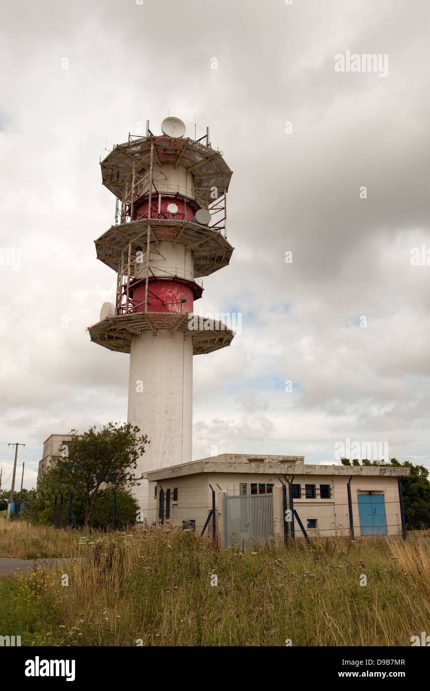 Funkturm Sat-Mast Le Mont De Fiennes Guines Frankreich Europa Stockfoto