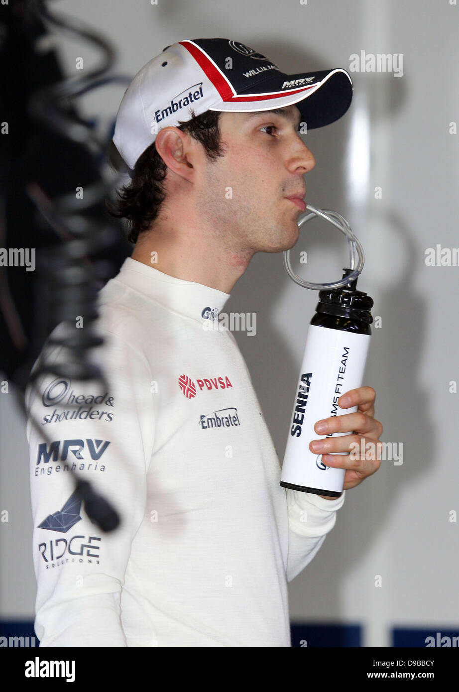 Bruno Senna-Formel-1 Winter Tests auf dem Circuito de Jerez Jerez De La Frontera, Spanien - 10.02.12 *** Stockfoto