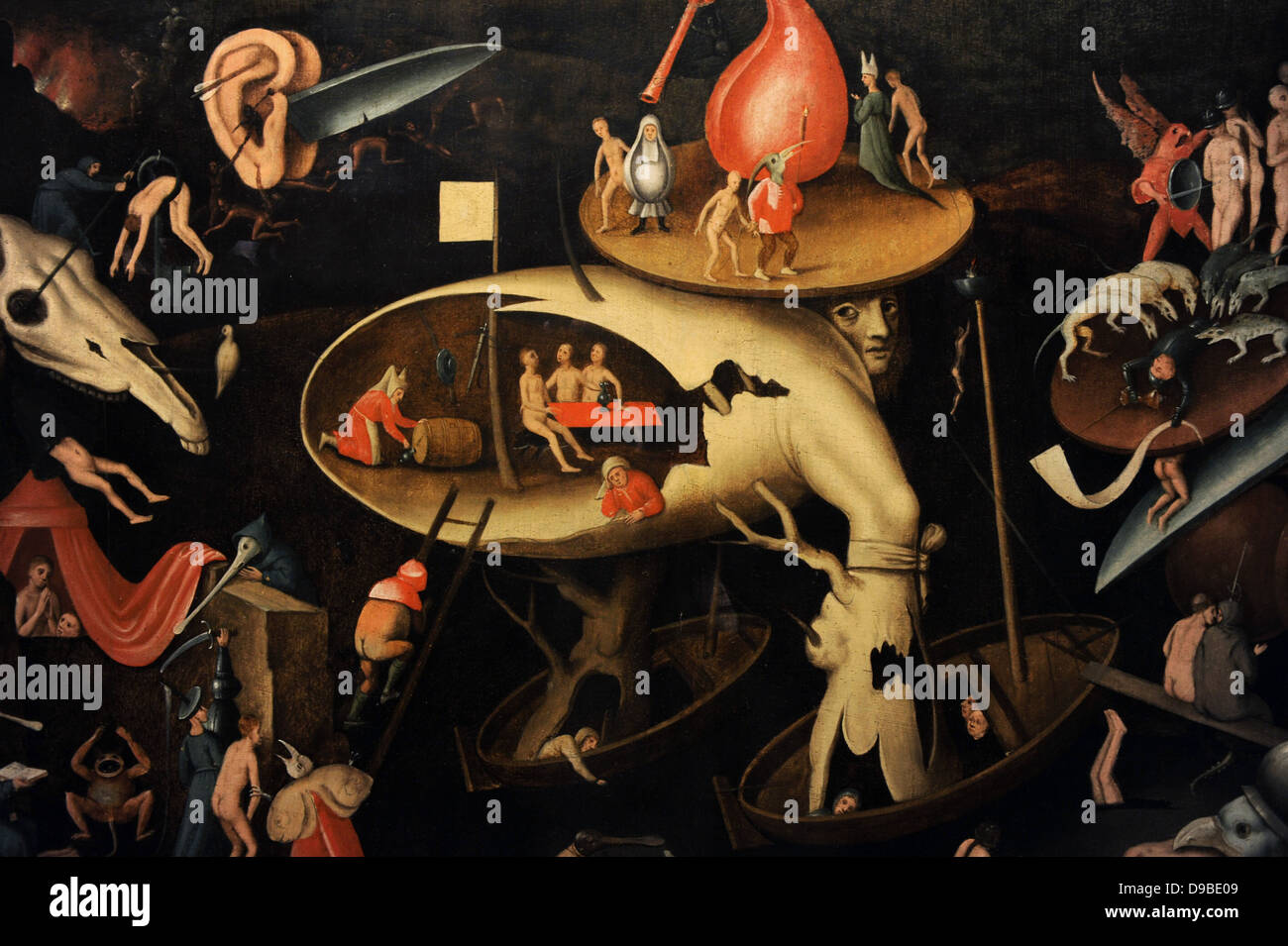 Hieronymus Bosch (1450-1516). Das jüngste Gericht, 1540. Deutsches Historisches Museum. Berlin. Deutschland. Stockfoto