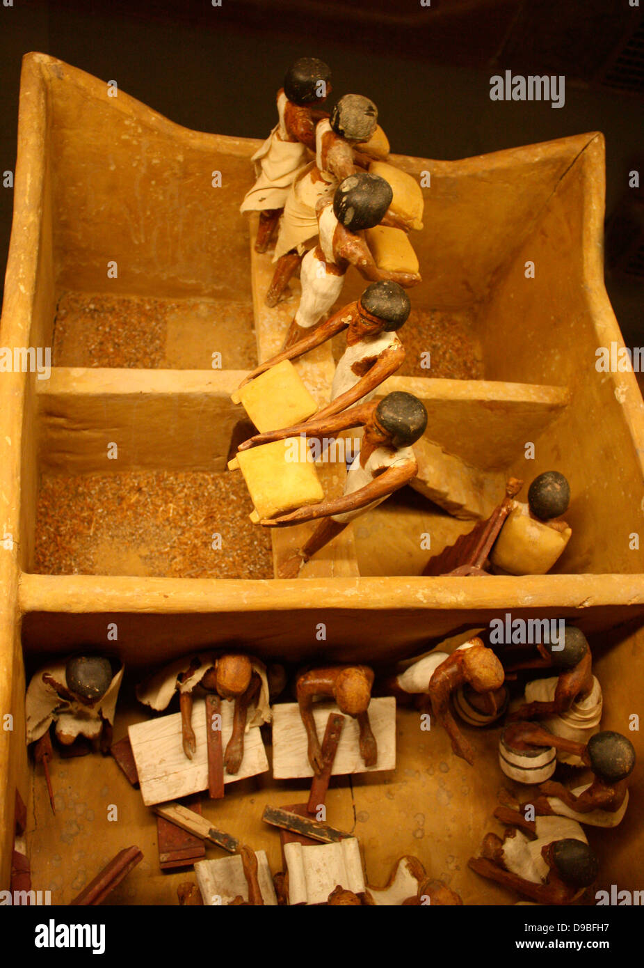 Getreidespeicher, Dynastie 11, 2009-1998 v. Chr.. Stockfoto