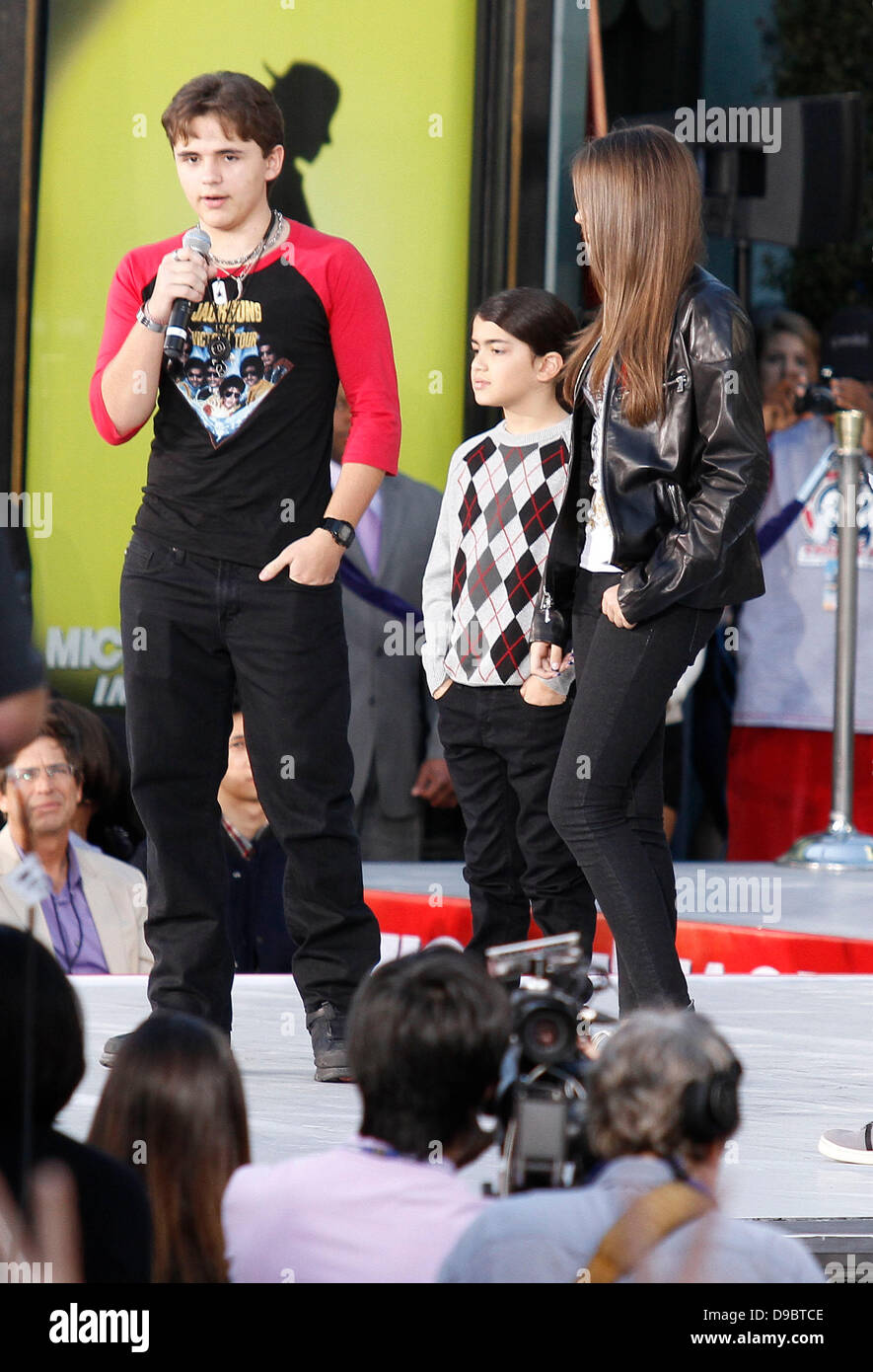 Prince Jackson, Jackson Paris und Blanket Jackson Michael Jacksons Familie und Kinder verewigt