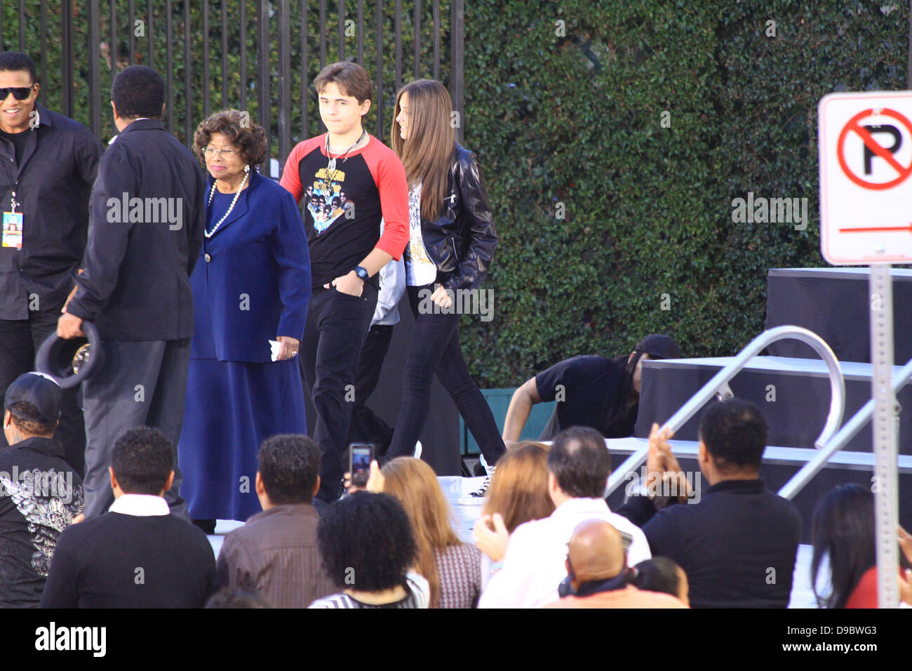 Prince Jackson, Paris Jackson, Blanket Jackson, Katherine Jackson, Tito Jackson Michael Jacksons