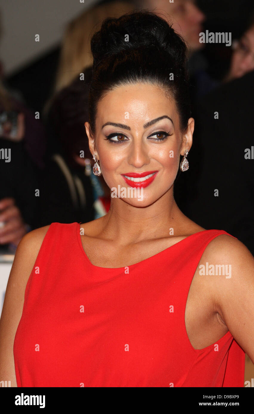 Maria Kouka National Television Awards 2012 (NTA) - Ankünfte London, England - 25.01.12 Stockfoto