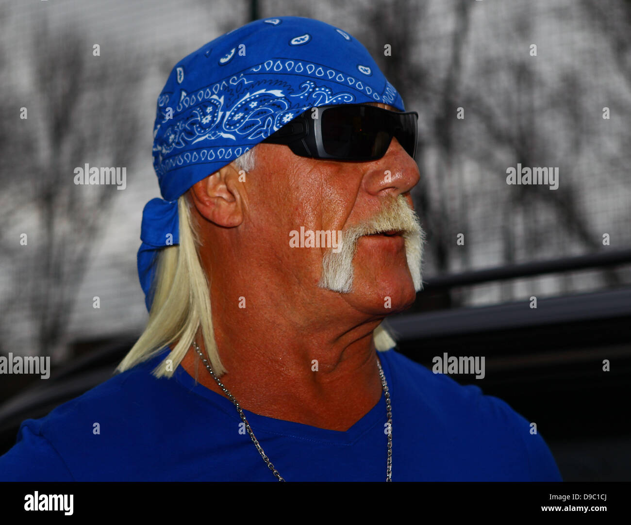 Hulk Hogan Talksport Radio-Studios London, England - 25.01.12 angekommen Stockfoto