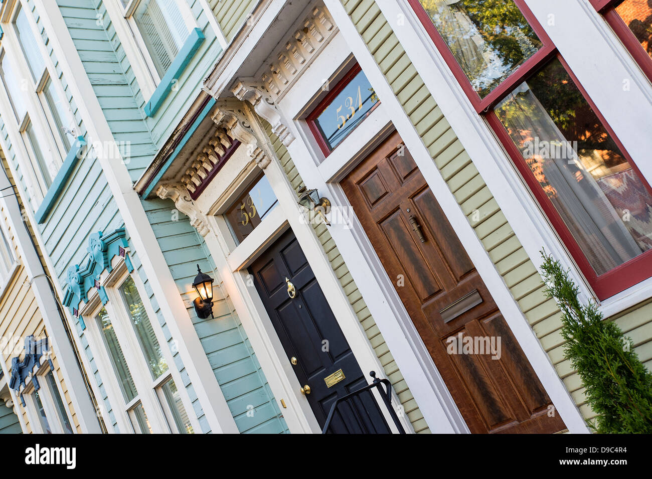 Stadthaus in der historischen Altstadt, Alexandria, Virginia, USA Stockfoto