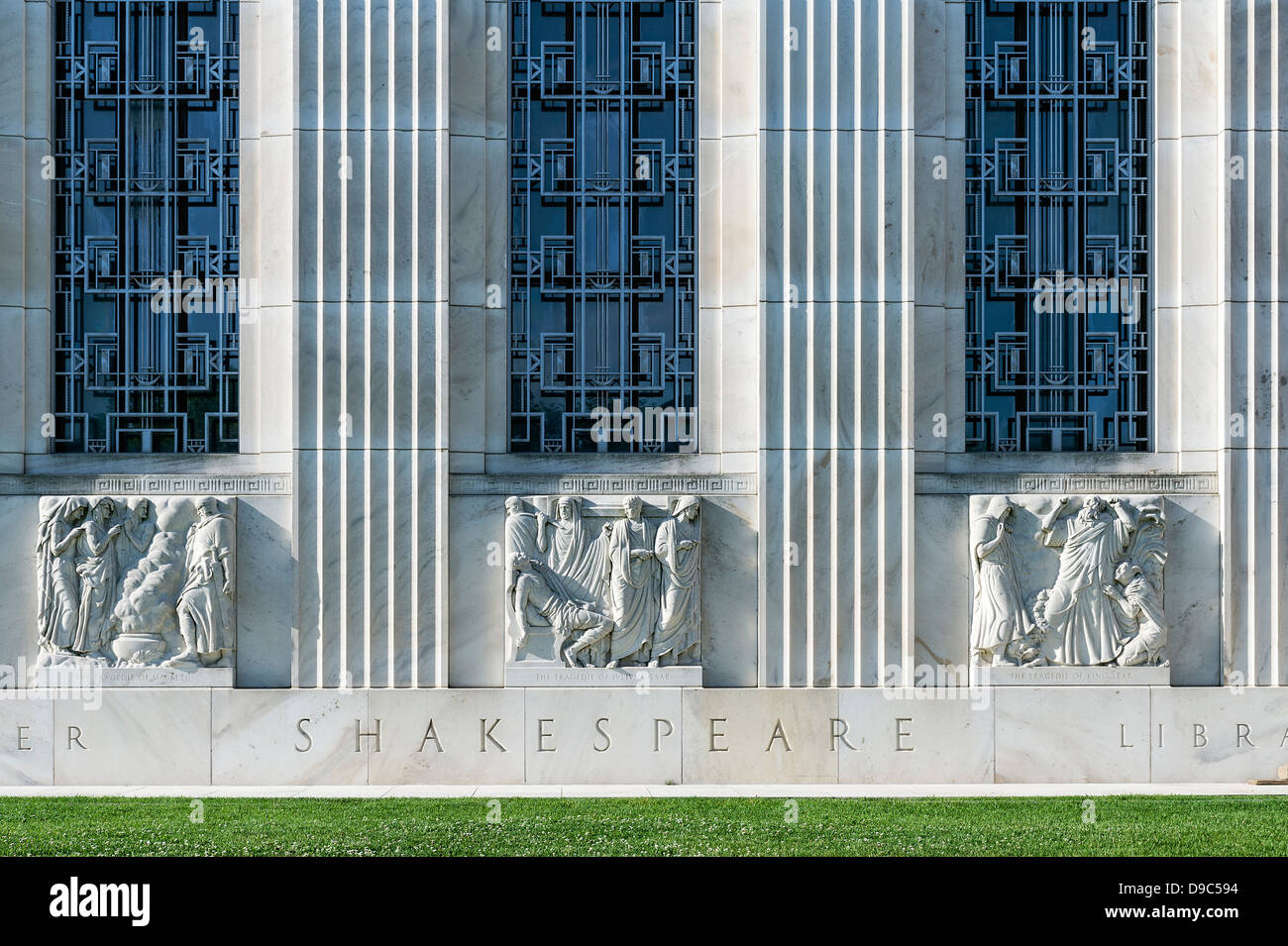 Der Folger Shakespeare Library, Kapitol, Washington, D.C., USA Stockfoto
