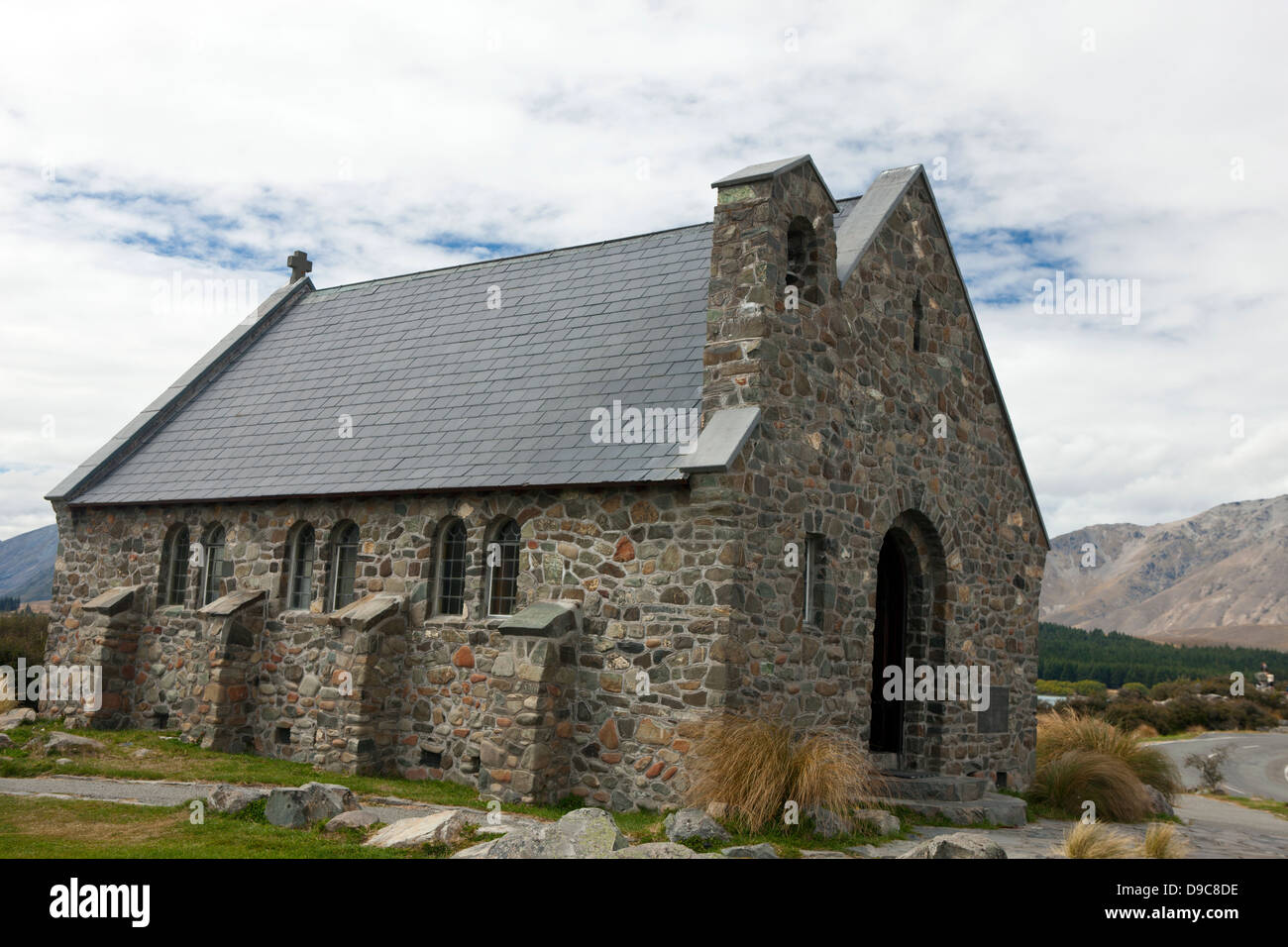 Kirche des guten Hirten, Lake Tekapo, Mackenzie District, Südinsel, Neuseeland Stockfoto