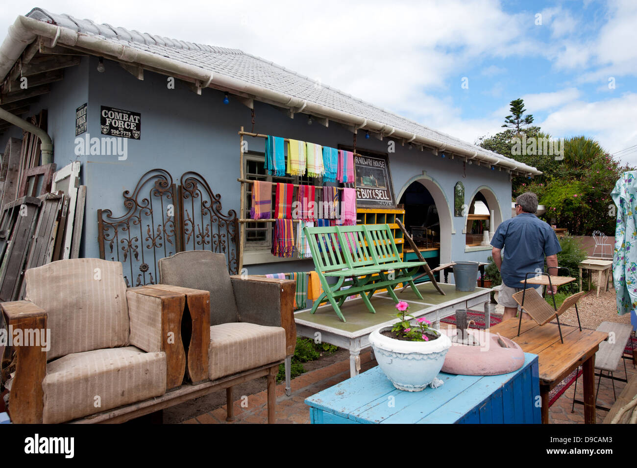 Antik Shop, Kalk Bay, False Bay, Südafrika Stockfoto