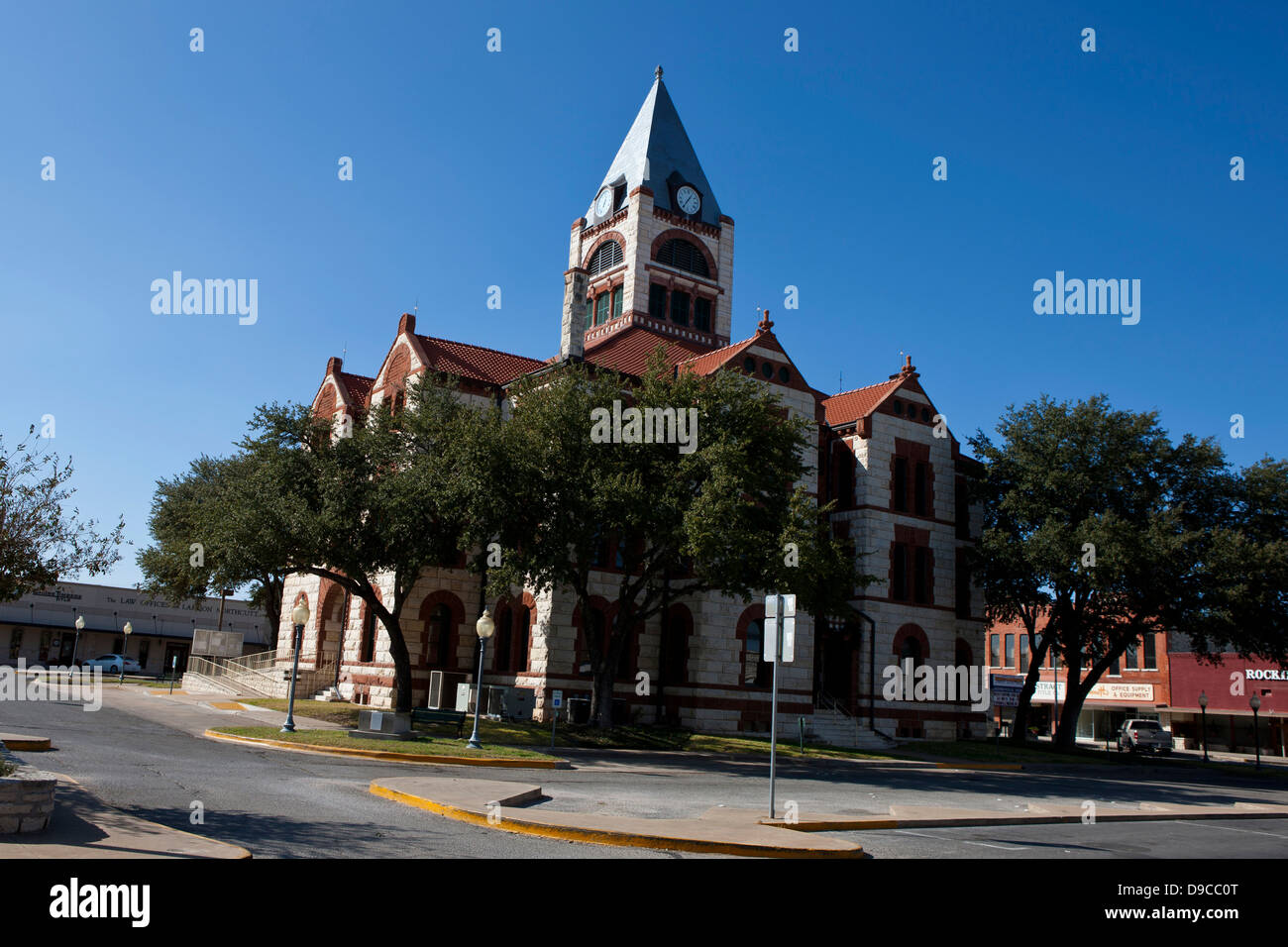 Erath County Courthouse, Stephenville, Texas, Vereinigte Staaten von Amerika Stockfoto