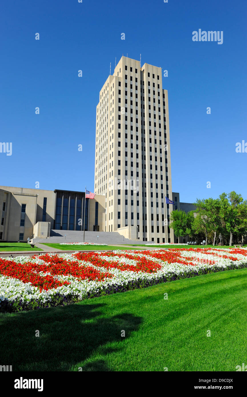 North Dakota State Capitol Bismarck ND Stockfoto
