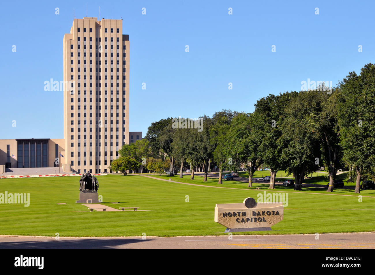 North Dakota State Capitol Bismarck ND Stockfoto