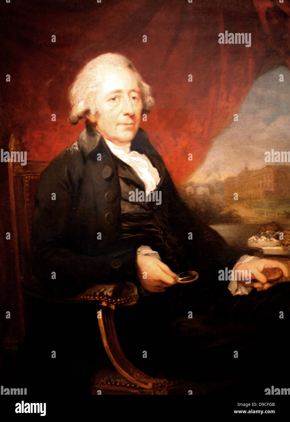 Matthew Boulton (1792), von Carl Frederik von Breda (1759 - 1818) Matthew Boulton FRS war ein englischer Hersteller und Geschäftspartner der schottischen Ingenieur James Watt. Im letzten Viertel des 18. Jahrhunderts Stockfoto