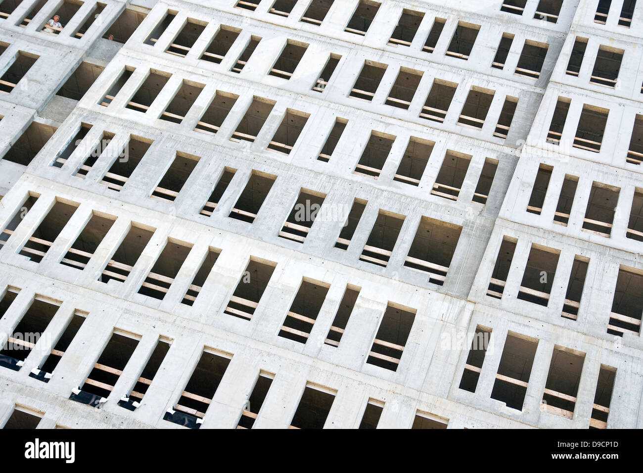 Fassade einer Muschel, Fassade eine Gebäudehülle, Stockfoto