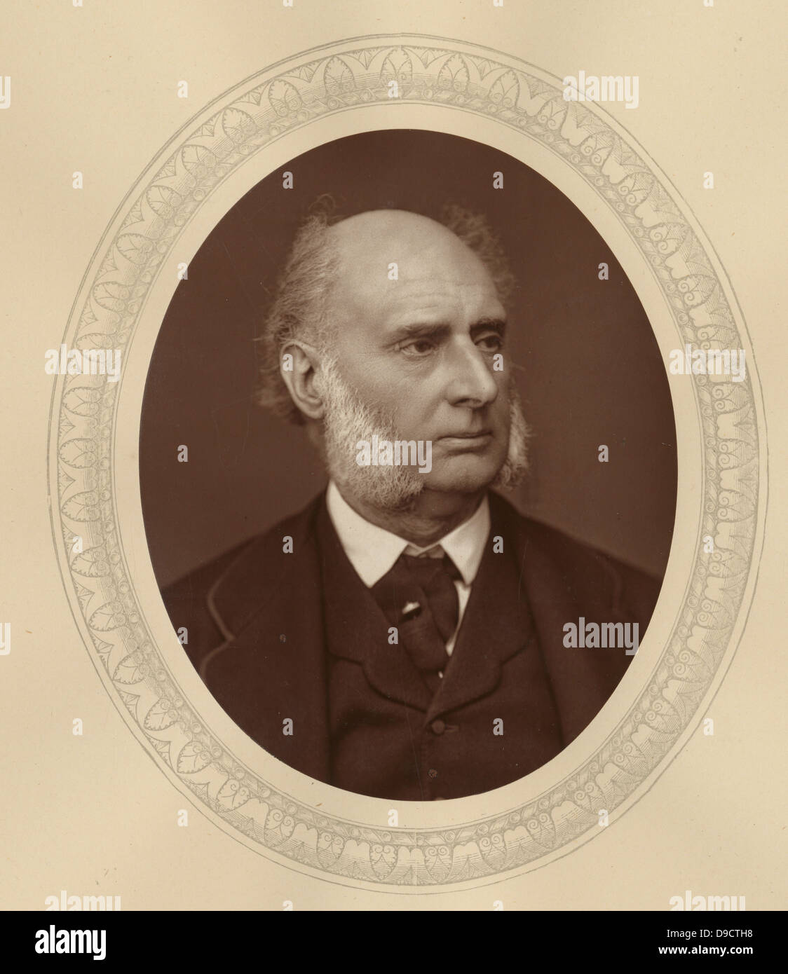 James Plaisted Wilde, 1. Baron Penzance (1816-1899) englischer Anwalt, Richter im Gericht von Erbrecht und Ehescheidung Division 1863-1872. Argumentierte, dass Speck schrieb Shakespeares Werke wegen rechtlicher Kenntnisse in der spielt. Er gezüchtet auch Rosen. Stockfoto