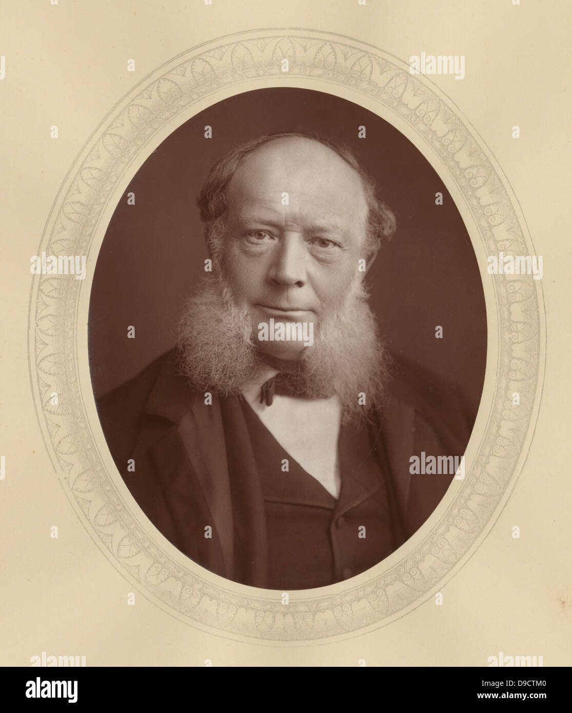 Charles William Siemens (1823-1883), c 1882, in Deutschland geborene mechanische und elektrische Ingenieur. Die generatorische Ofen Kamin Ofen im Siemens-Martin-Stahl Prozess genutzt wurde, einen wichtigen Beitrag für die Industrie. Stockfoto