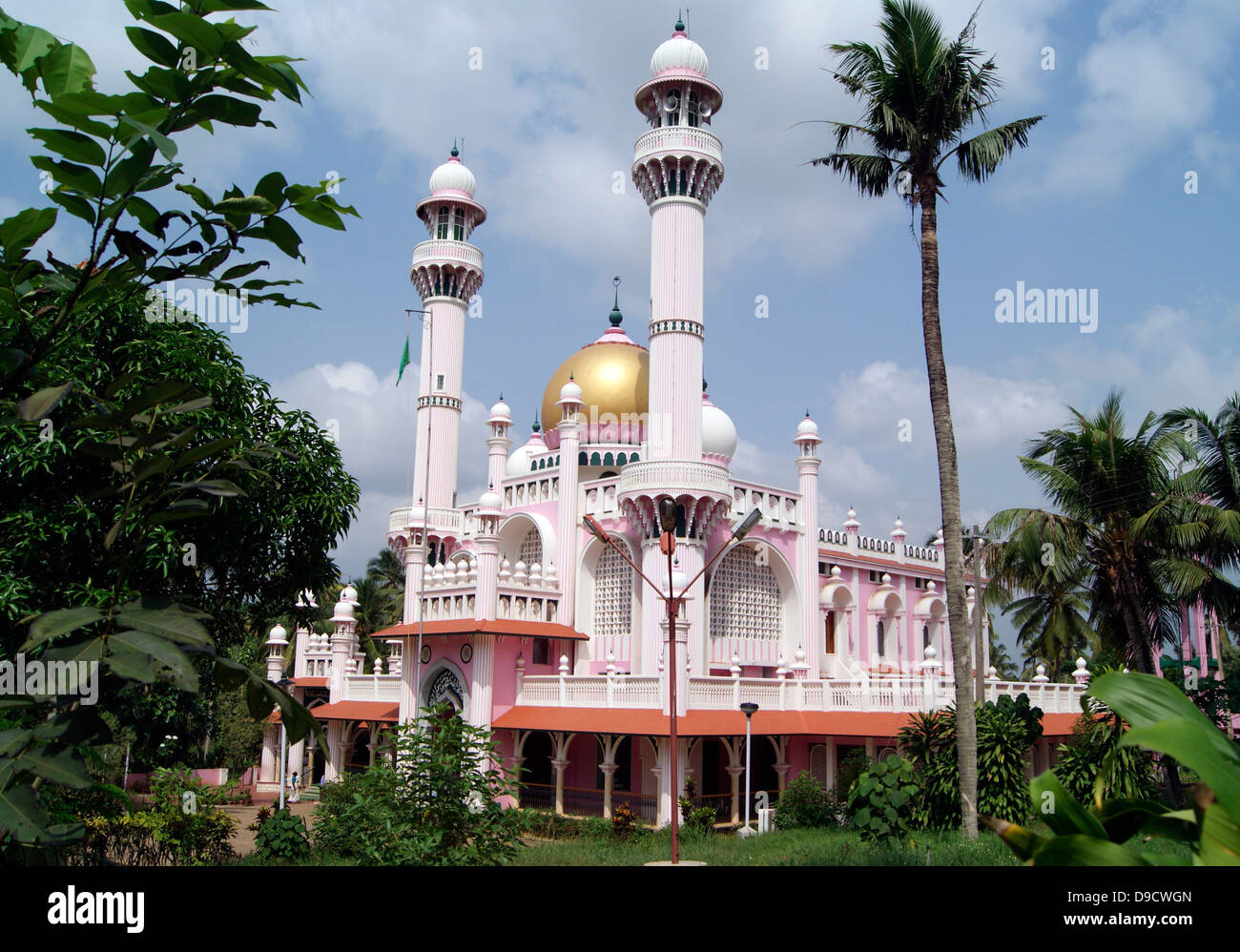 Kaduva Palli der berühmten Moschee Kaduvayil Thangal Juma Masjid befindet sich in Kerala Indien Stockfoto