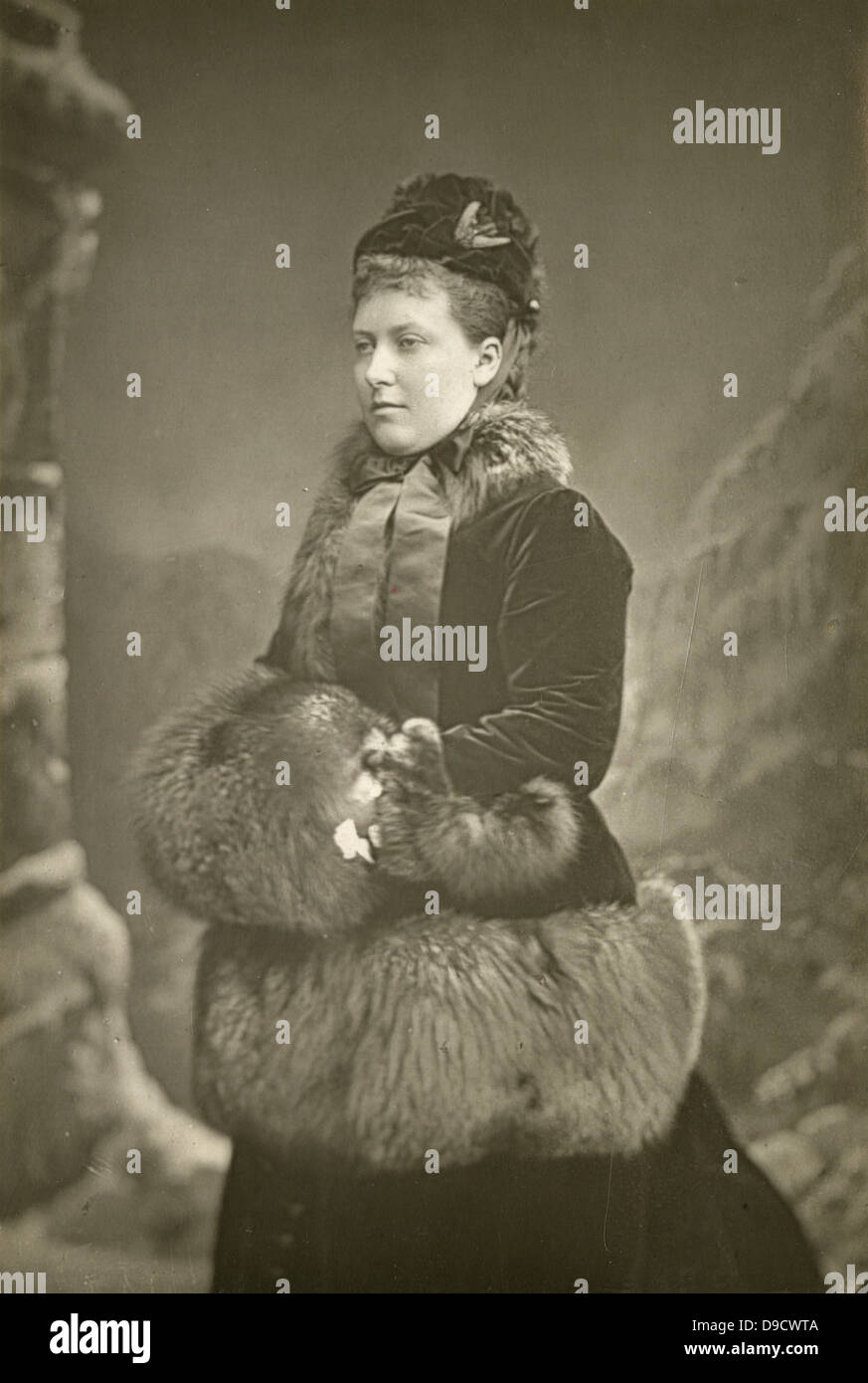 Helena Augusta Victoria (1846-1923) als fünftes Kind von Königin Victoria, dargestellt c 1890, bekannt als Prinzessin Christian. 1866 verheiratet mit Prinz Christian von Schleswig-Holstein. Stockfoto