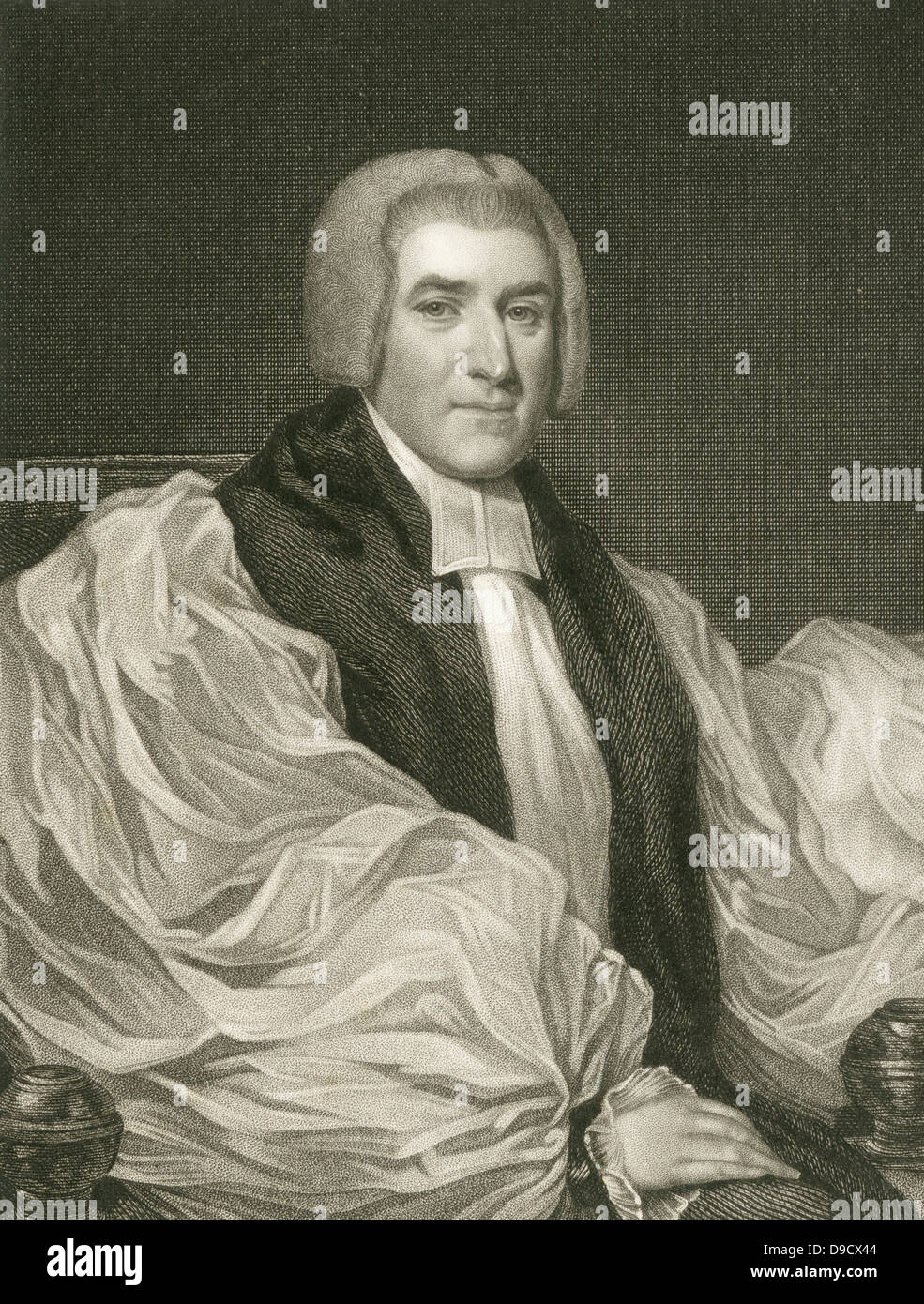 William Carey (1769-1846) Englisch churchman: Direktor der Westminster School 1820-1830 1803-1814: Bischof: Bischof von St Asaph 1830-1846. Gravur veröffentlicht London, 1830. Stockfoto