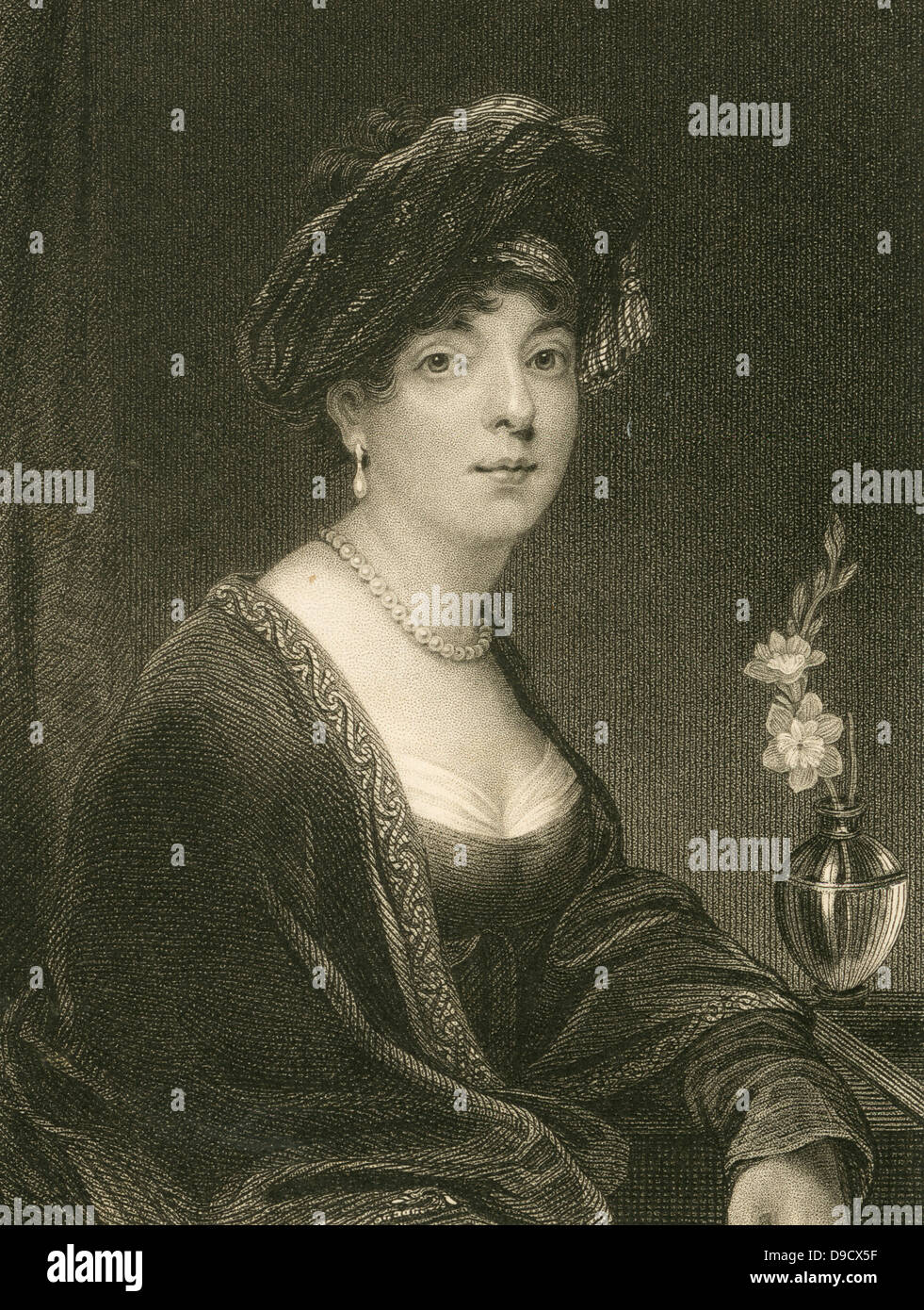 Elisabeth Sutherland Leveson-Gower, Gräfin von Sutherland und Marquise von Stafford (1765-1839), geborene Elizabeth Gordon, Schottische peeress. Für die Highland Clearances verantwortlich Einkommen von Ihrem schottischen zu verbessern. Gravur. Stockfoto