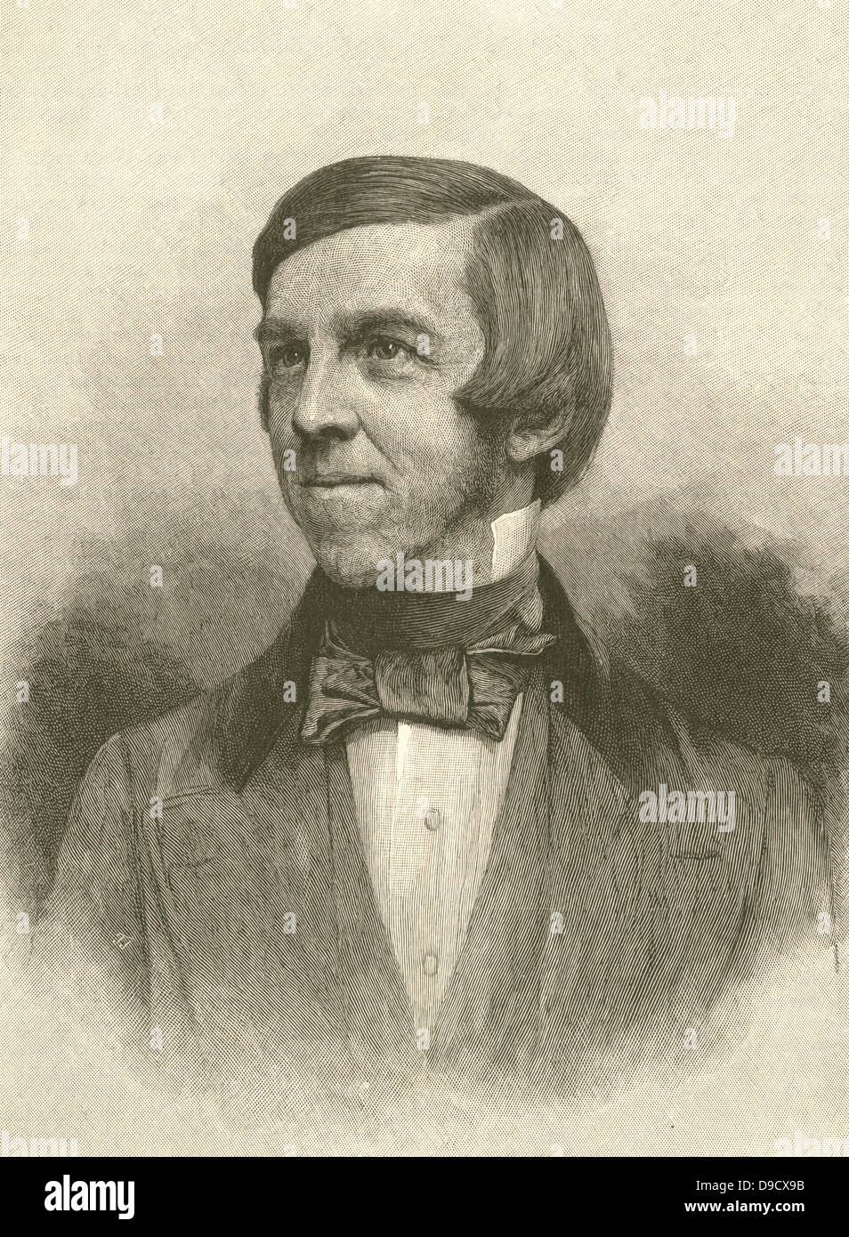 Oliver Wendell Holmes (1809-1894) amerikanischer Arzt, medizinische Reformer, Dichter: Einer der Neu-england Fireside Dichter, deren Stil war konventionell und beliebt. Professor an der Harvard Medical School. Stockfoto