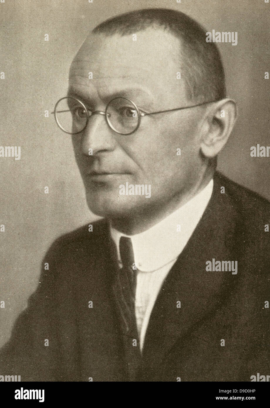 Hermann Hesse (1877-1962) deutschstämmiger Schweizer Dichter, Schriftsteller und Maler. Im Jahr 1946 verliehen der Nobelpreis für Literatur. Stockfoto