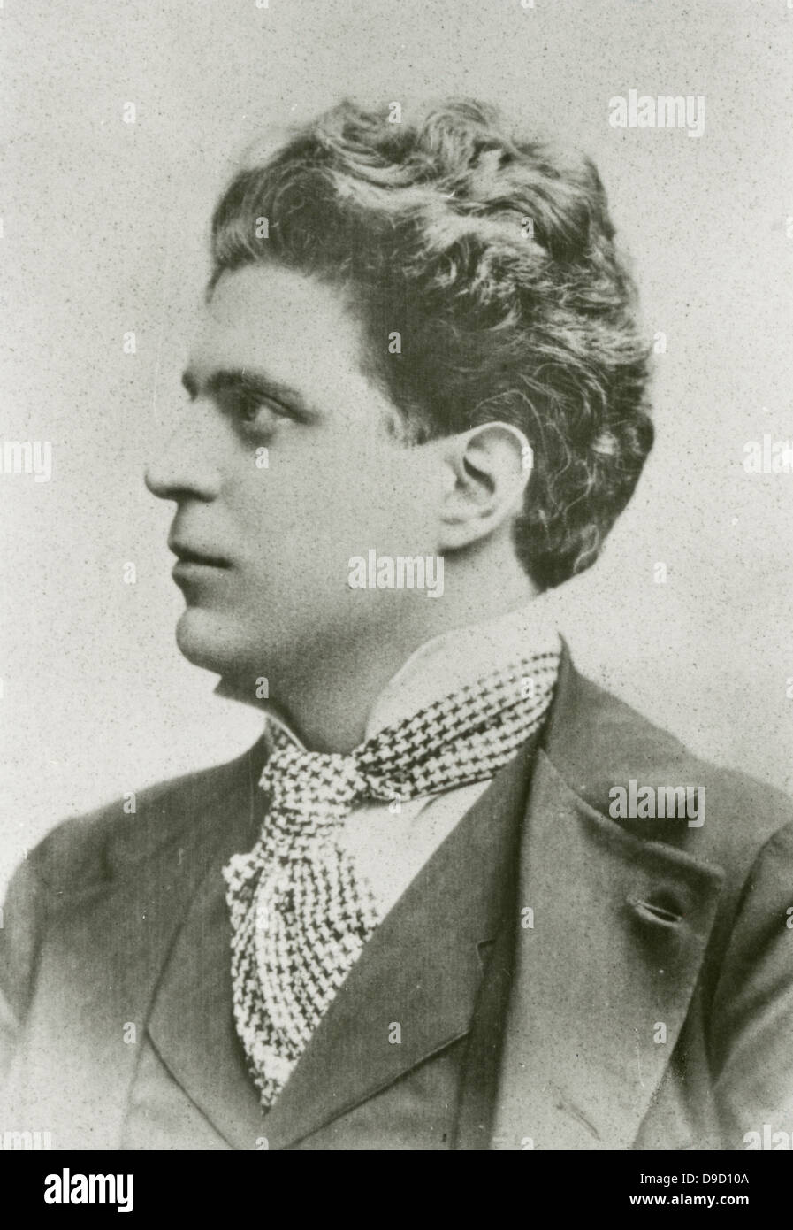 Antonio Pietro Mascagni (1863-1945), Italienischer Komponist. Seine Oper Cavallerio rusticana, 1890, ist eine Sensation, und eingeführt, um die Öffentlichkeit auf die Verismo Bewegung. Stockfoto