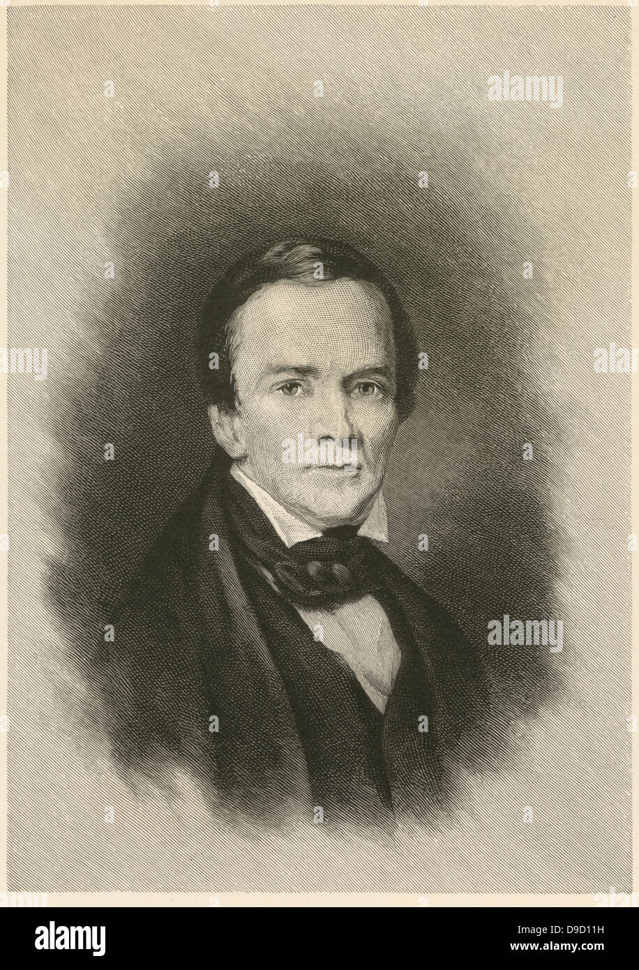George Catlin (1796-1872) amerikanischer atist, Reisenden und Autor, berühmt für seine Porträts von Indianern des alten Westens. Viele seiner Bilder sind jetzt in der Smithsonian Institution. Gravur, 1896. Stockfoto