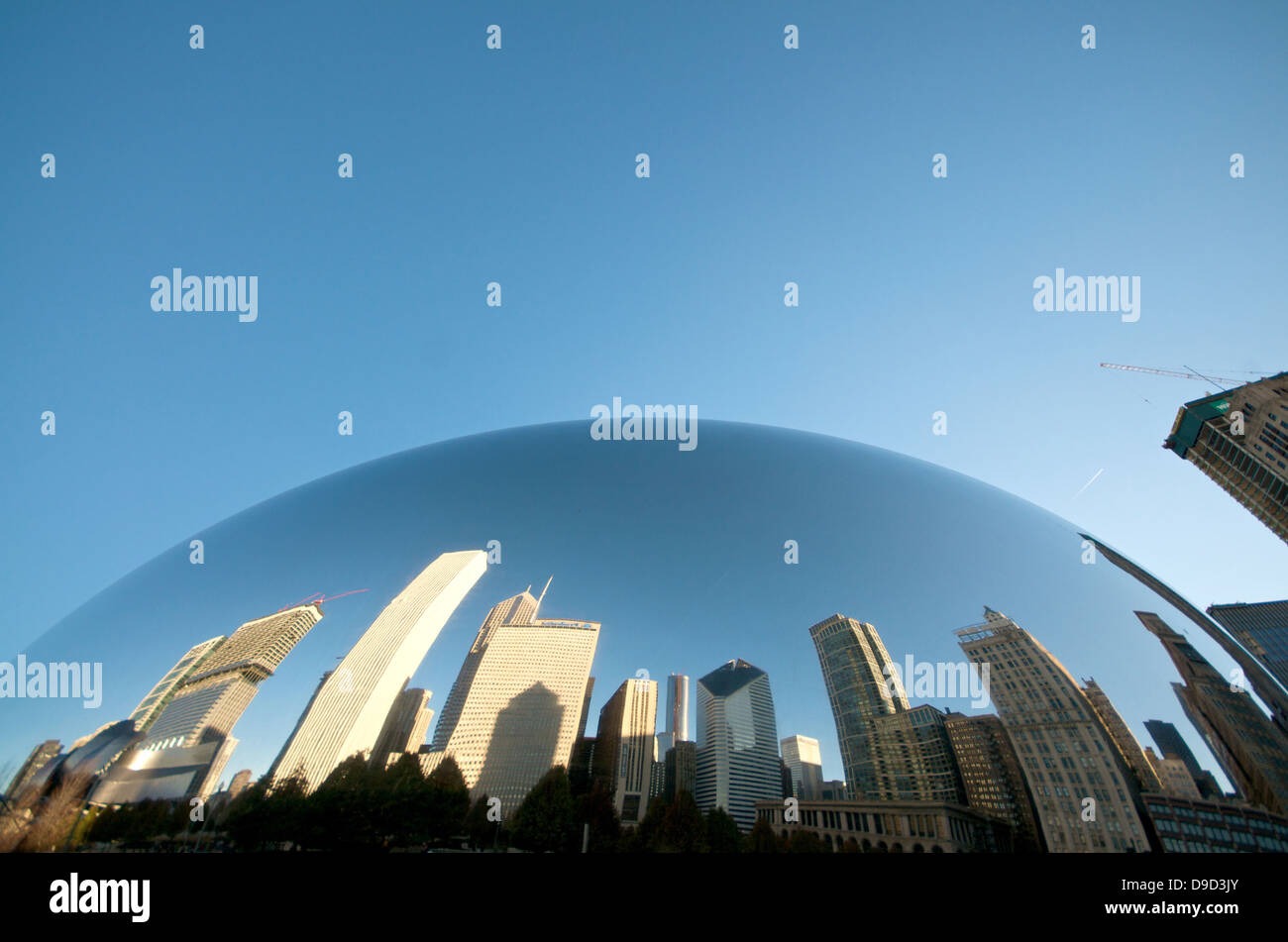 Magische Bohne im Millennium Park in Chicago Stockfoto