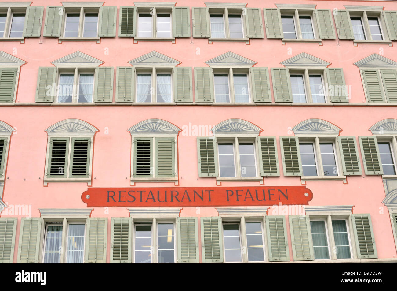 Restaurant Spielenwaren, Einsiedeln, Schwyz, Schweiz. Stockfoto