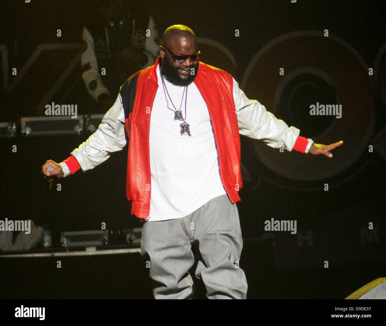 Rick Ross führt bei Lil Wayne "Ich bin immer noch Musik" Tour im Nassau Coliseum in Long Island New York City, USA - 27.03.11 Pflicht Credit: D Salters/WENN.com Stockfoto