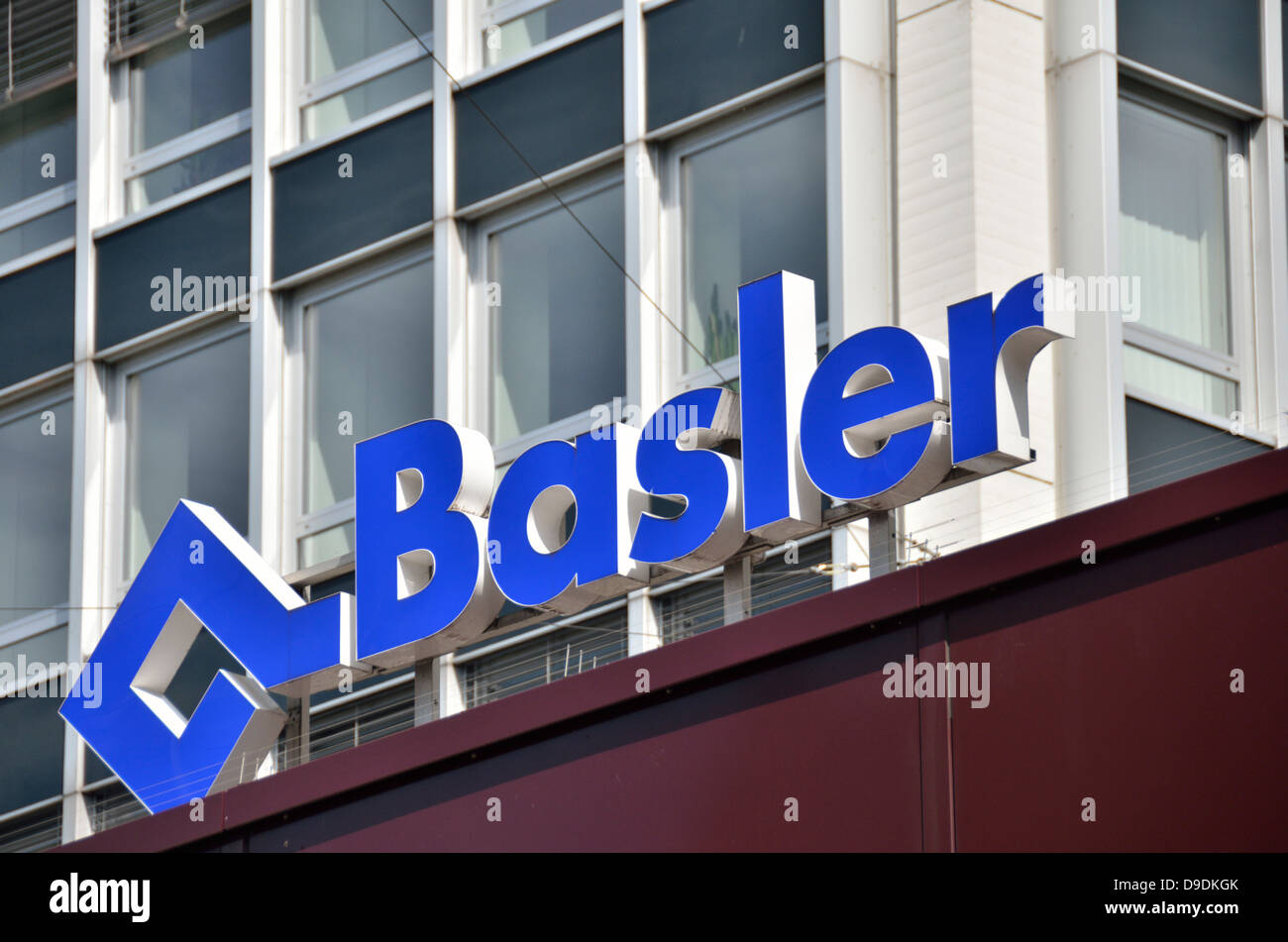 Basler Bank-Filiale in Zug/Schweiz. Stockfoto