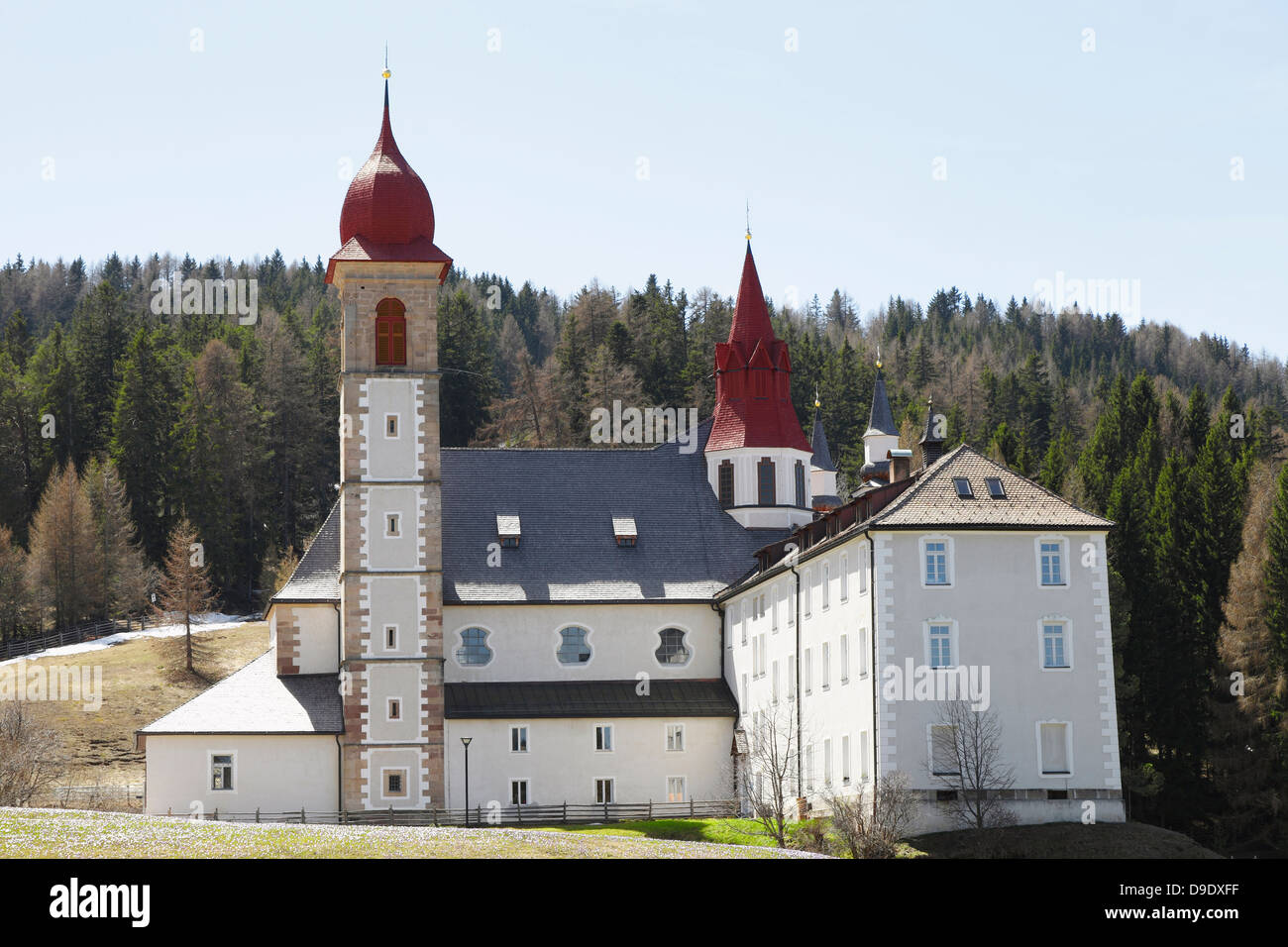 Die erstaunliche Heiligtum Pietralba, Südtirol Stockfoto