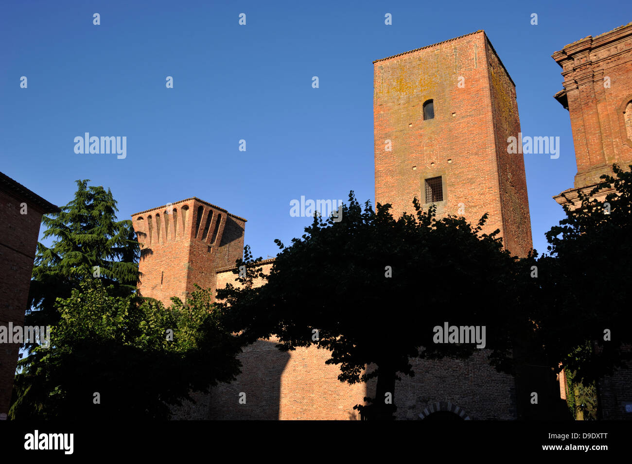 Italien, Umbrien, Città della Pieve, Schloss Stockfoto
