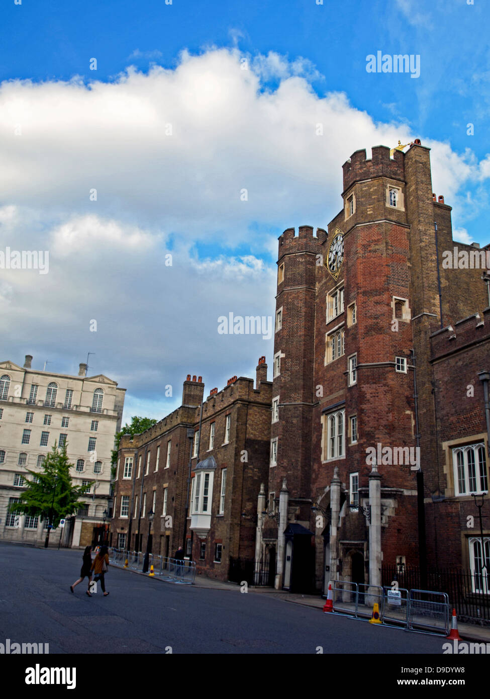 St. James Palace eine der ältesten Londons Paläste, Pall Mall, nördlich von St James Park, City of Westminster, London, England, UK Stockfoto