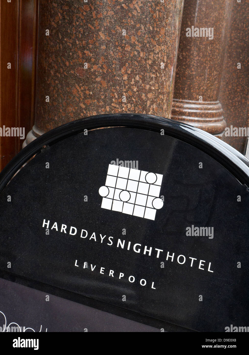 Harte Tage Nacht Hotel Liverpool UK Stockfoto