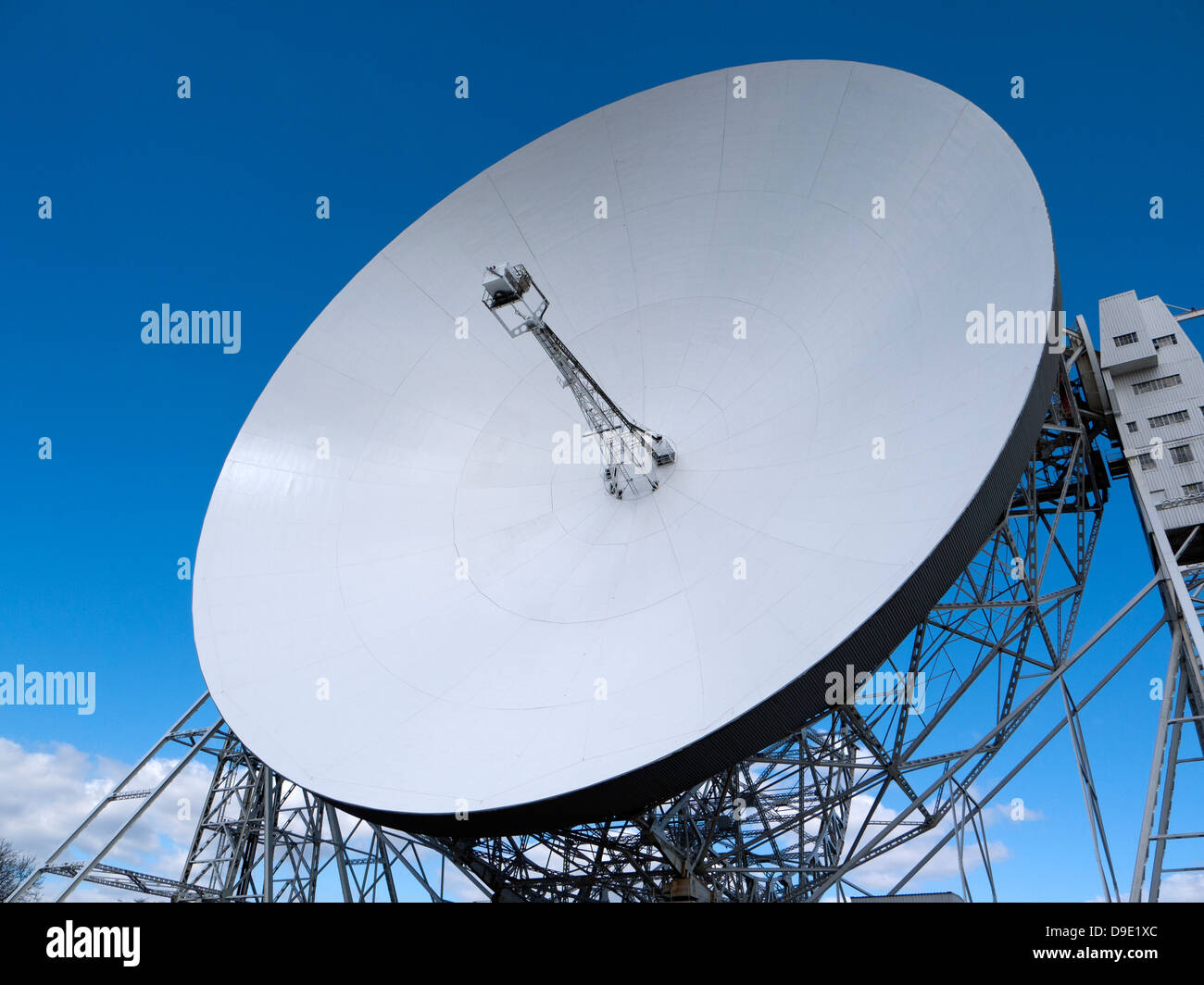 England, Cheshire, Jodrell Bank Observatory, Radioteleskop Stockfoto