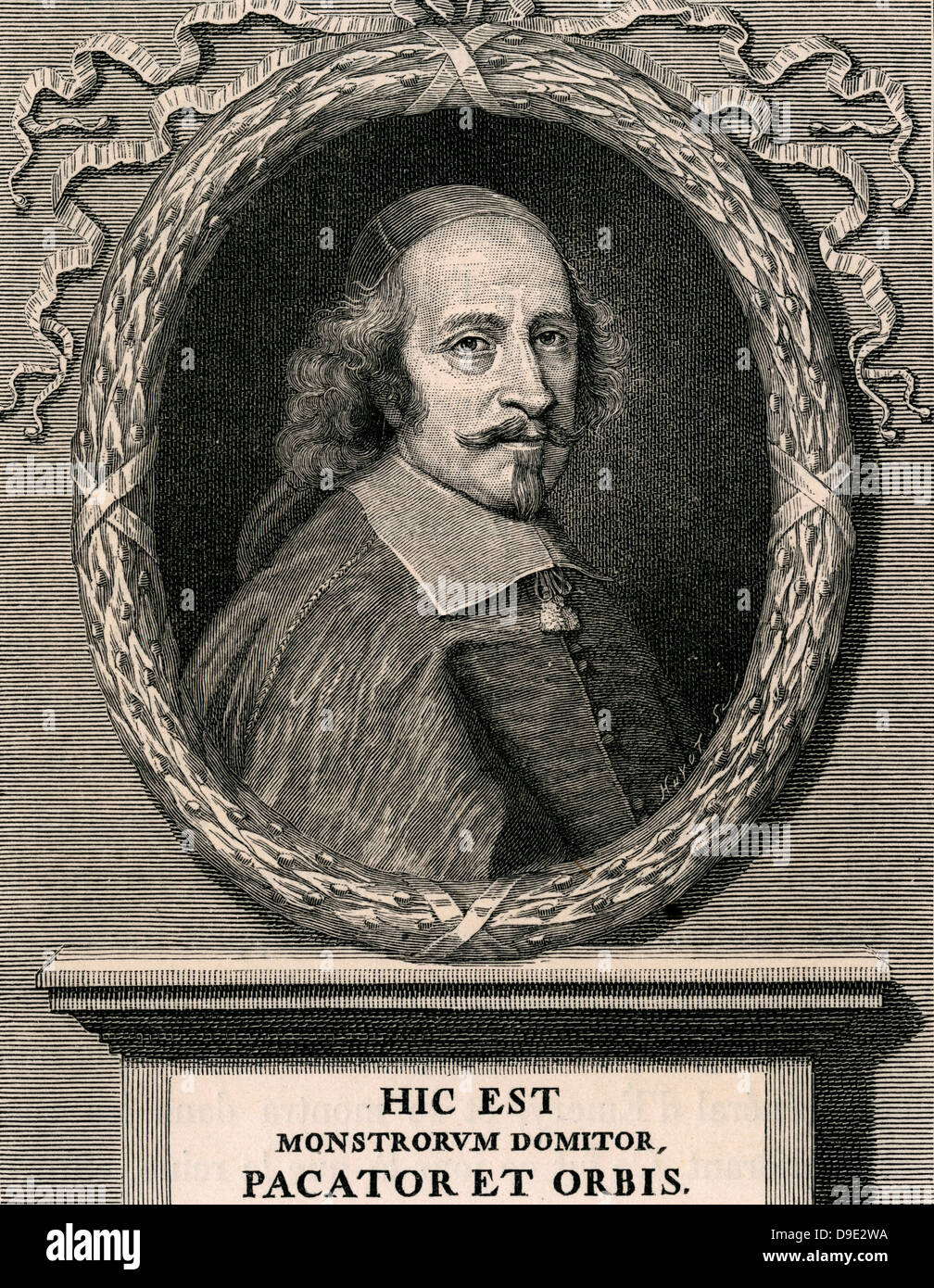 Französischer Geistlicher Kardinal Jules Mazarin (1602-1661). Stockfoto
