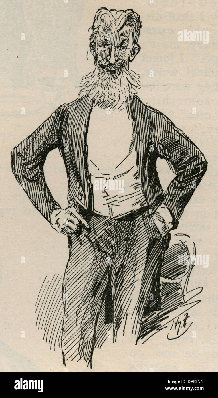 Shaw (1856-1950) irischer Dramatiker, Kritiker und Fabian im Jahre 1902. Stockfoto