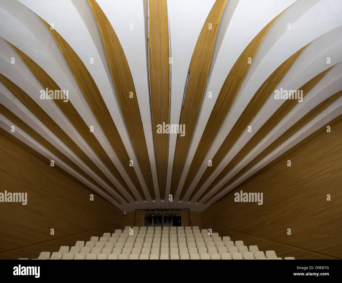 Das Innere des Palau de Les Arts Reina Sofia, Valencia, Spanien Stockfoto