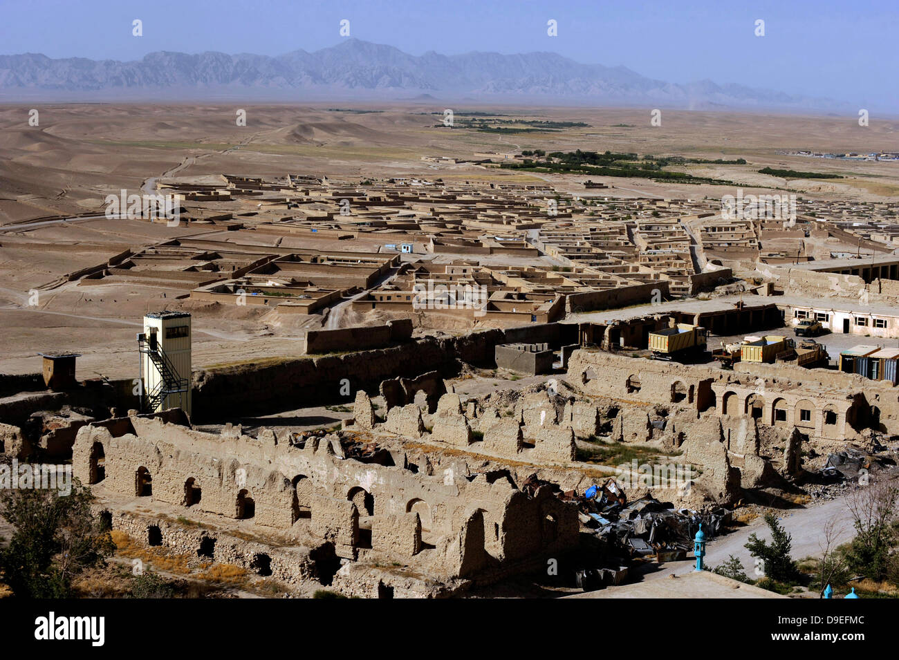Reste von Alexander dem großen Schloss in Qalat Stadt, Afghanistan. Stockfoto