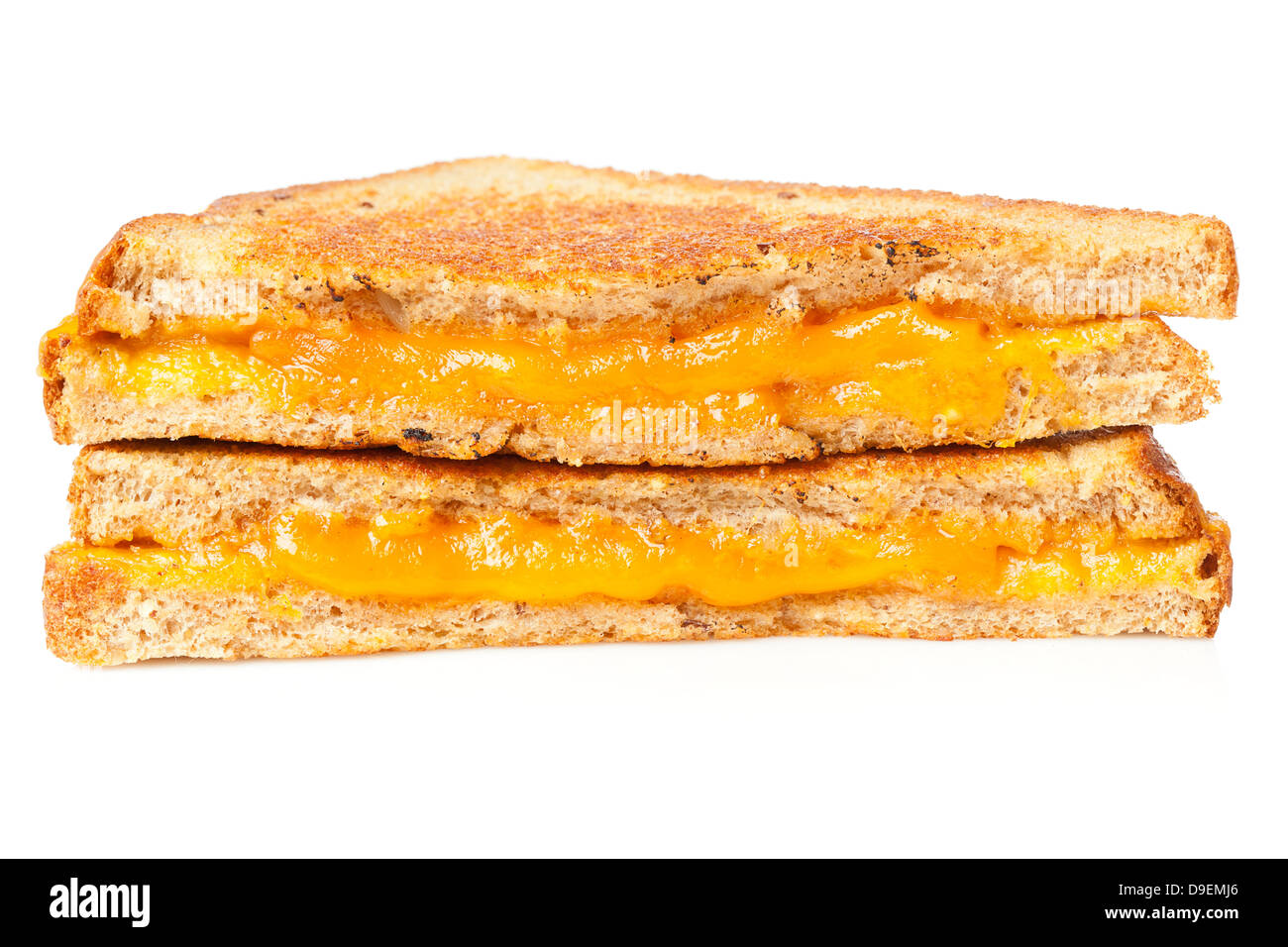 Traditionelle hausgemachte Käse-Sandwich auf Vollkornbrot Stockfoto