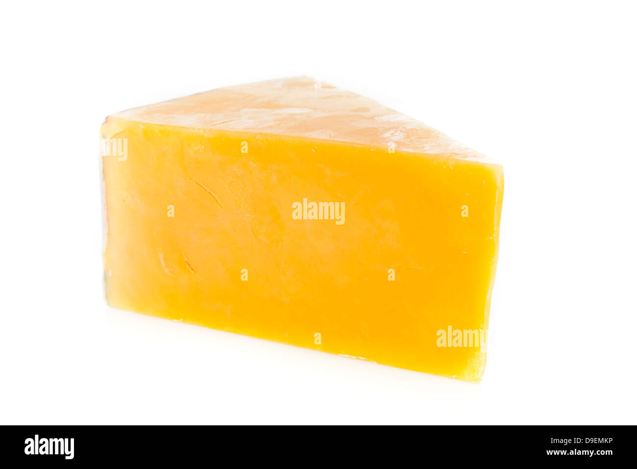 Traditionell gelb Cheddar-Käse auf einem Hintergrund Stockfoto