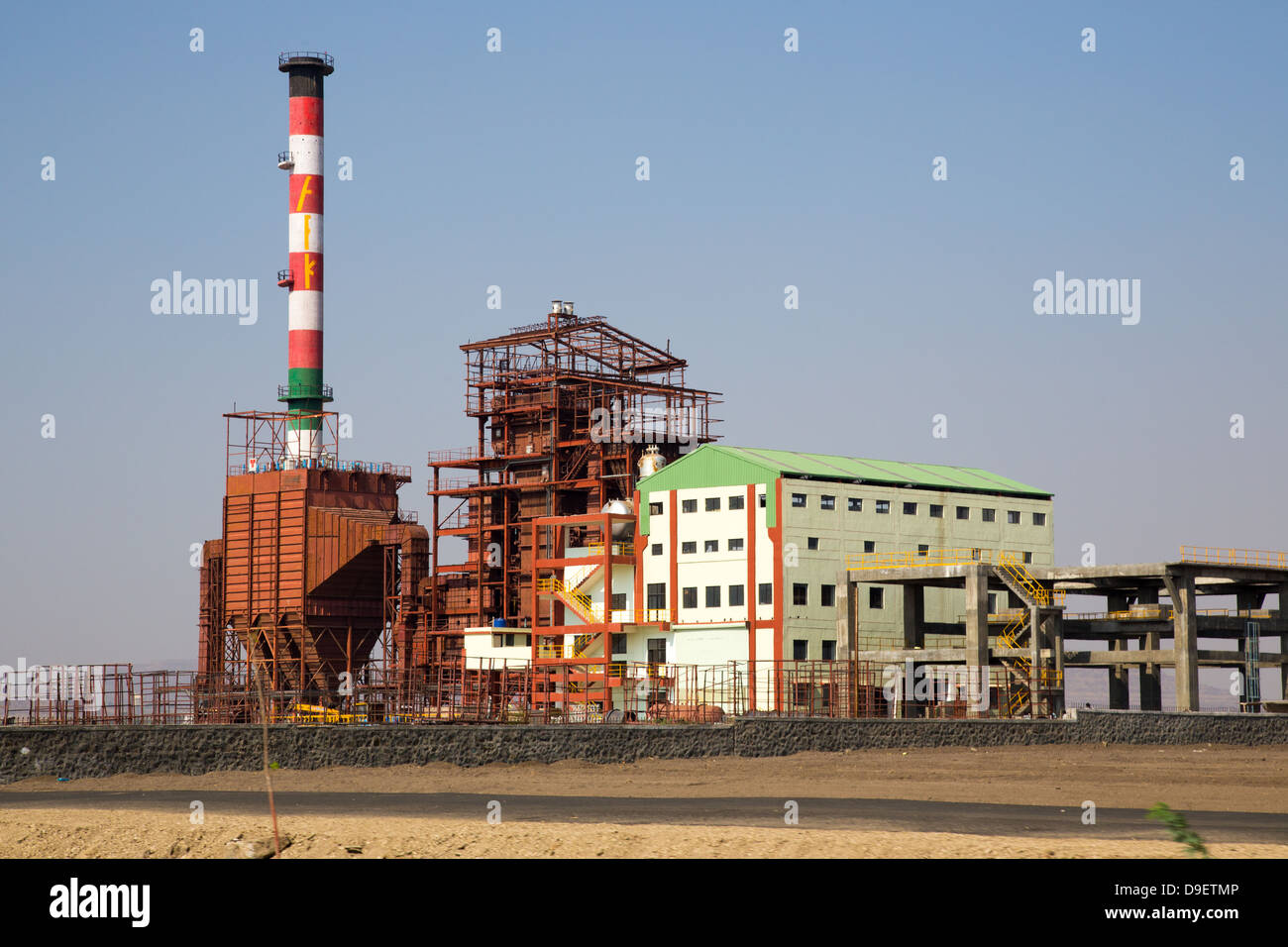 Kohle-Kraftwerk, Maharashtra, Indien Stockfoto
