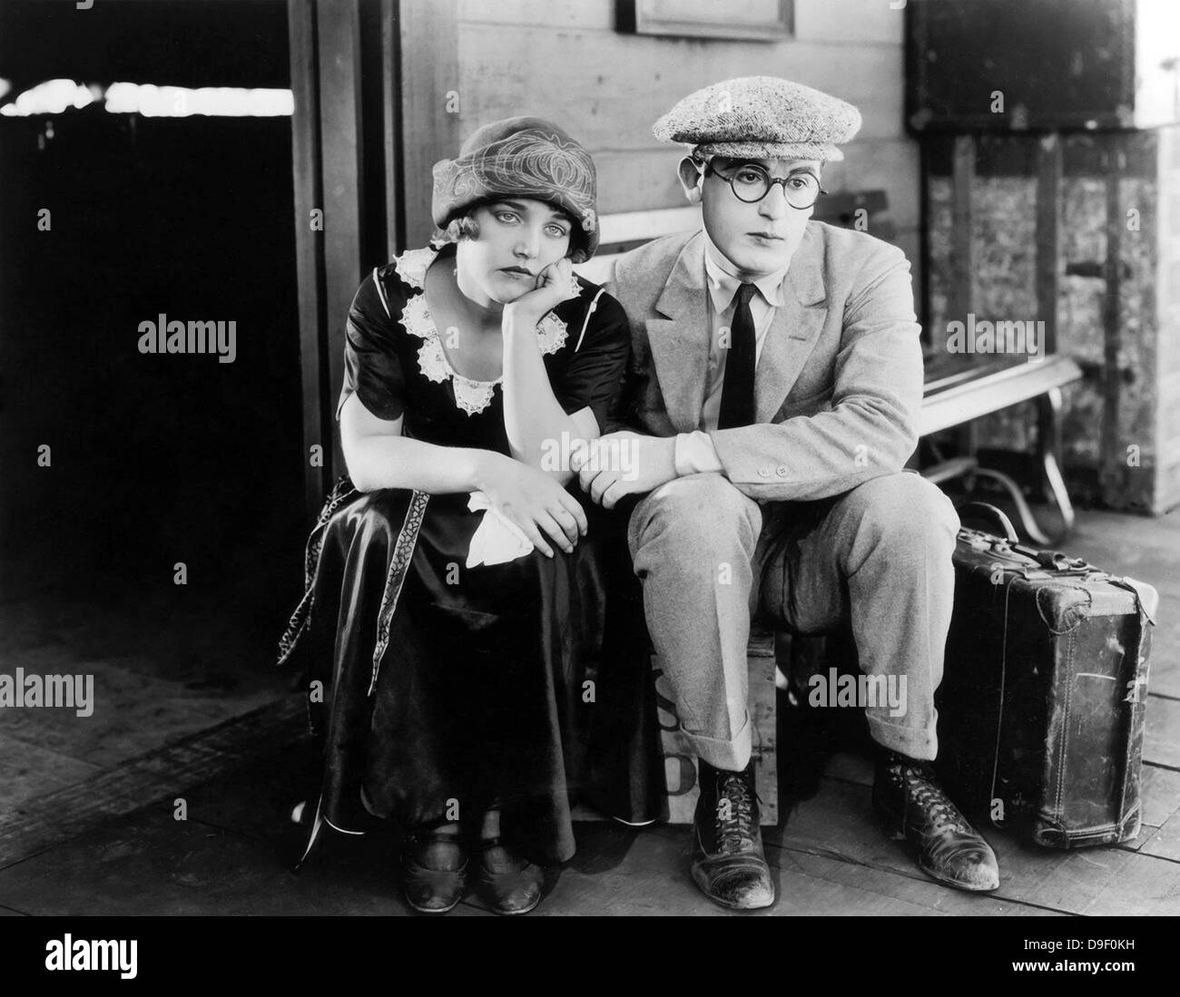 Harold Lloyd in Sicherheit letzte Stockfoto